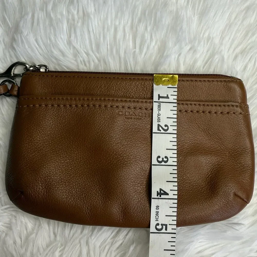 COACH Brown Wristlet